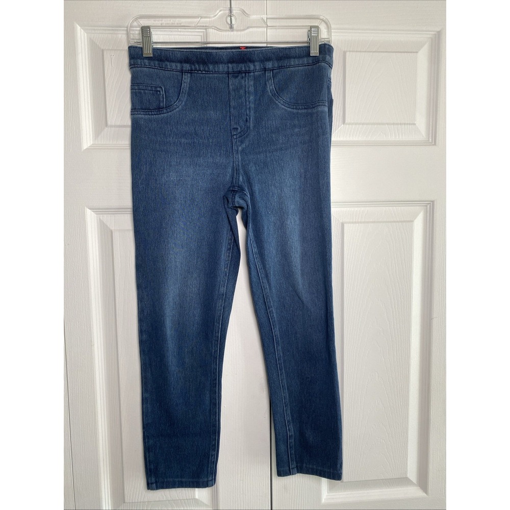 Spanx Womens Small Blue Straight Skinny Sculpting